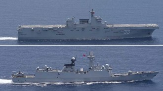 520後仍留滯！中共兩棲突擊艦「安徽號」5艦編隊  疑在台灣東部活動 