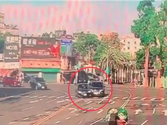 高雄三民2黑車左右轉相撞 酒駕女心虛肇逃遭逮