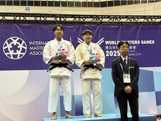 世壯運獎留台灣 中壢勇警連英傑奪柔道金牌