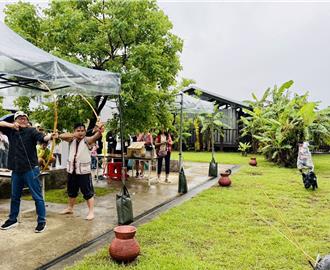 新北考古生活節開幕 化身弓箭手體驗山海競技