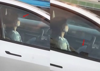 國道上驚見女駕駛閉目養神 網友直呼「又是這廠牌」