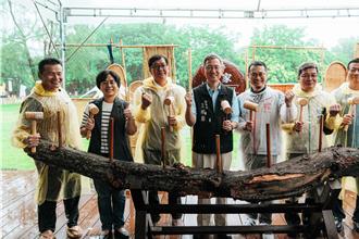 桃园客家工艺节展27件作品 观音白沙岬灯塔、草编艺品别具意义