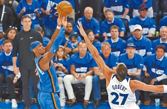 NBA》MVP顯神威 雷霆痛扁灰狼2連勝