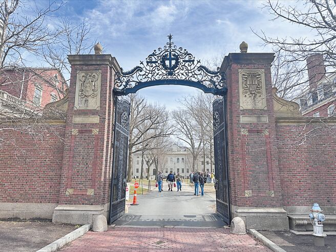 图为哈佛大学校园。（美联社）