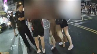 墾丁大街醉女狠踹孕婦 引爆大混戰全都進警局