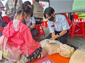 贝乐蒂啦啦队赛事热力登场  防灾园游会共筑安全网