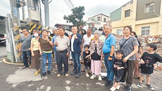 霧峰六股路居民 控建商買地強拆房