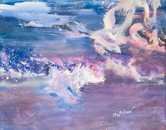 陳釙贈揮灑意象 畫進紐約