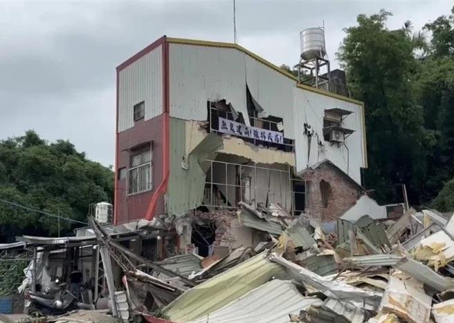 游姓老翁房子遭拆毁。（民眾提供／李京升彰化传真）