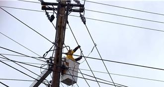 受雷雨影響 八里停電約583戶 中午12時23分復電