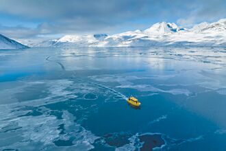 格陵蘭冰層藏核密
