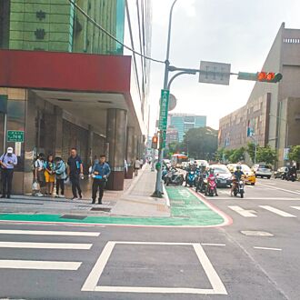 北市21處標線人行道 將改為實體型