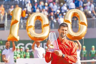 網球》喬帥生涯百冠到手 史上第3人達標