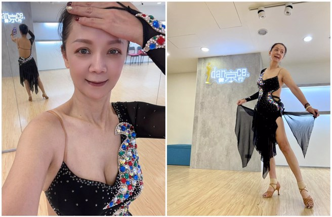 資深藝人高欣欣備戰世壯運拉丁舞。（圖／高欣欣 欣想事成俱樂部 臉書）