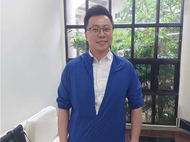 民进党议员翁震州。（张铠乙摄）