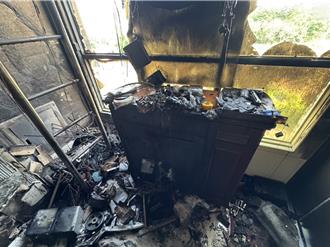 金門民宅私設風力發電機電池起火燃燒    屋主一家3口獲救險害己