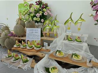 洋香瓜受冷冬影響個頭偏小 拍賣價每公斤240元