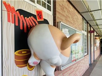 巨型萌寵登場！淡古公仔免費借展開跑 應援世壯運掀打卡熱潮