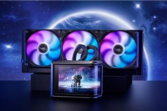 ROG一體式水冷散熱器上市  搭載2K AMOLED曲面螢幕超吸睛