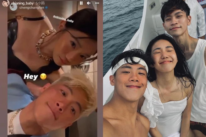家寧和Andy鬧翻，意外牽扯出男閨密范成章。（圖／翻攝自chianing_baby IG）
