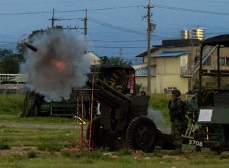 586旅砲兵營夜間射擊 驗證訓練成效