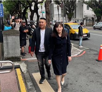 高虹安遭翁達瑞控誣告出庭  遭問「柯文哲延押2月」不回應