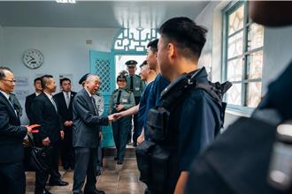 軍友社榮譽理事長李棟樑慰勉桃園慈湖駐軍  感謝辛勞付出