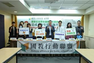 金门考题争议、青少年性病增 国教盟吁强化健康教育