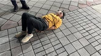 看棒球喝醉出場拍打車還推員警　醉男遭帶回管束送醫