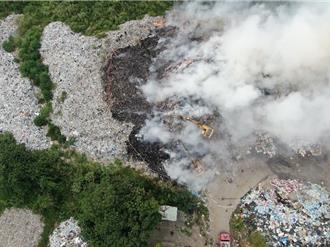 南投垃圾山自燃空汙超標 等同焚化爐排放1800倍