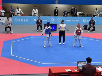 世壯運》羅嘉翎母跆拳道惜敗摘銅 侯友宜親臨場邊加油