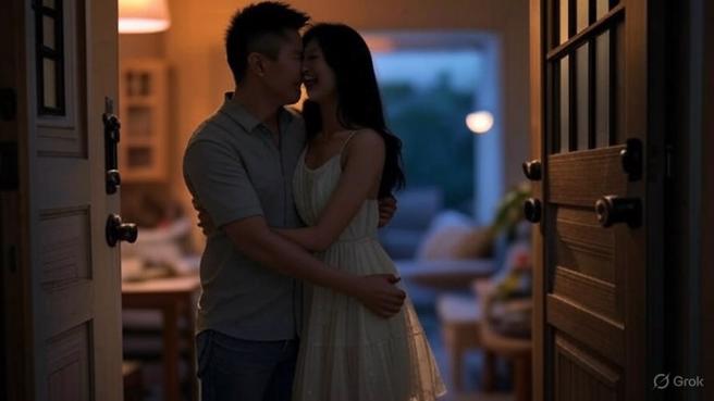 晓萱直接给出家中电子锁密码，让阿德自由进出香闺。（示意图、与本案无关／AI生成）