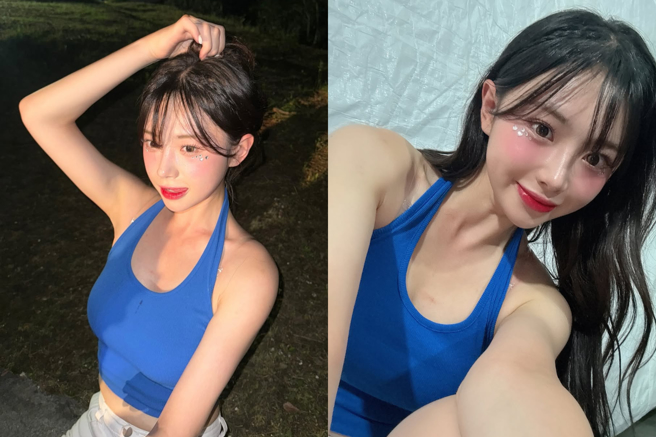 「小龙女」新韩援金娜妍。（图／翻摄自金娜妍 IG）