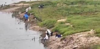陸央視披露洞庭湖亂釣現象  岳陽市地方官員急赴現場督導