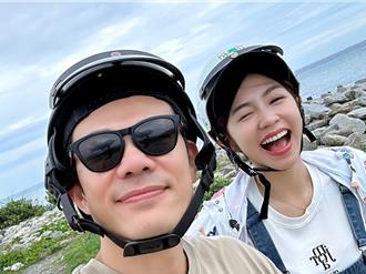 陈志强台东拍戏顺便蜜月！曾智希发愿吃素「祈求老公工作顺」