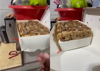 收彌月油飯打開只有半盒 網友PO網爆料！結局「竟是這樣」