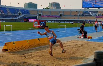 田徑亞錦賽》林昱堂8.2公尺 2公分之差銀恨