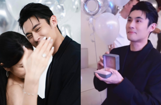 陳奕求婚「五分埔千金」成功！跪地掏浪漫婚戒：是我唯一女主角