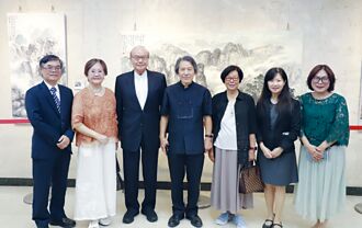 墨研畫會土銀展出 共賞中西合璧水墨