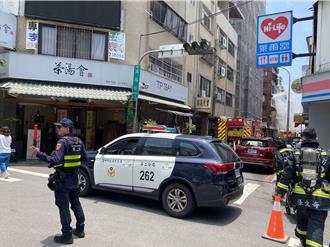 台中北区集合式住宅火警 火舌黑烟乱窜消防急灌救