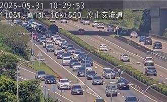 國道下午13路段壅塞 國5南向17時後再出發