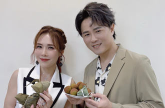 吴申梅端午揪陈孟贤吃粽 暖心逗乐百岁人瑞