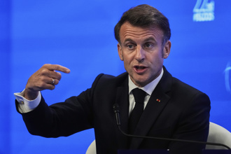 馬克宏談俄烏戰爭提台灣安危 陸使館：性質不同無法類比