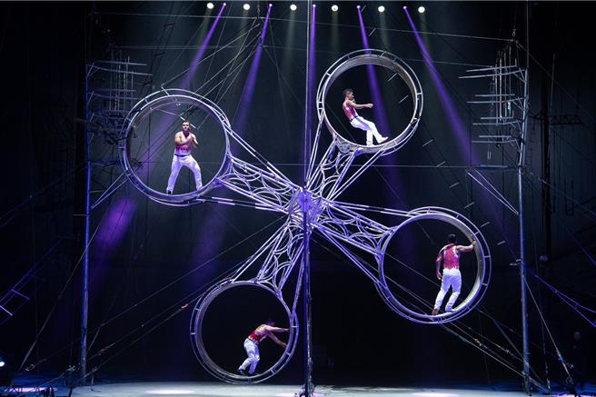 《美國高空大馬戲團》命運之輪。（寬宏藝術提供）