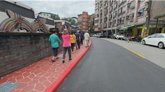 長輩學童不再與車爭道！基市打造國家新城人行新環境