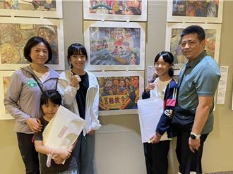 感動畫出來！佛光緣小藝術家獎感動登場 3姊妹同獲獎