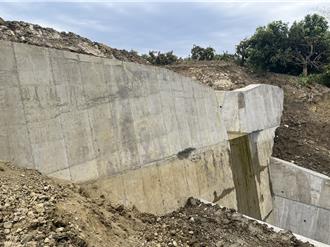 凱米颱風毀官田野溪護岸！水利局100天火速修復迎戰汛期