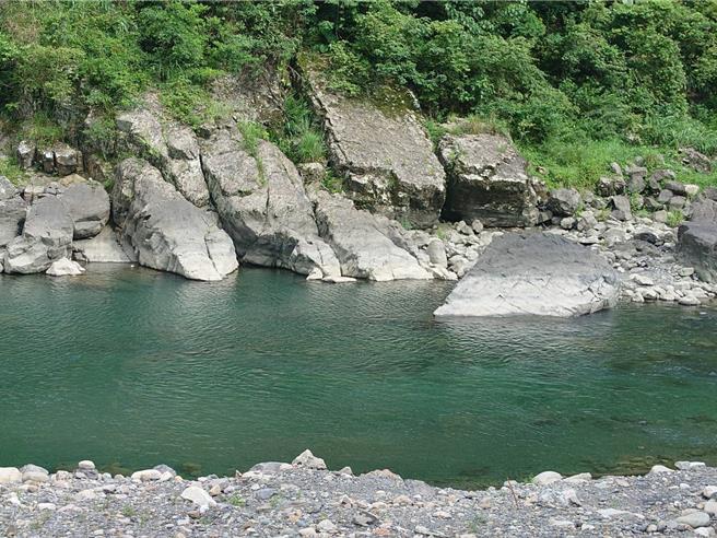 46岁陈姓男子于今（2）日下午2时许，在新北市新店区南势溪、上龟山桥下疑似失足落水。（民眾提供）