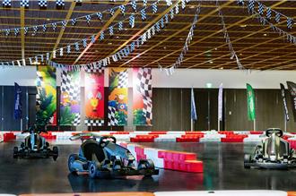 暑假亲子游！台北万豪「卡丁乐游岛」 400坪室内游乐空间无限玩