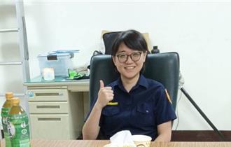  竹東分局首位女所長上任　曾力壓汽油彈怪客